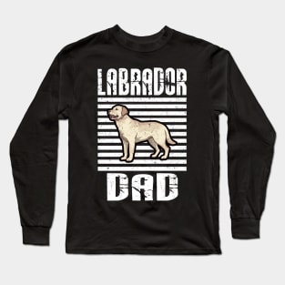 Labrador Dad Proud Dogs Long Sleeve T-Shirt